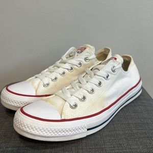 CONVERSE Chuck Taylor All Star White Low Top Shoes women’s 9